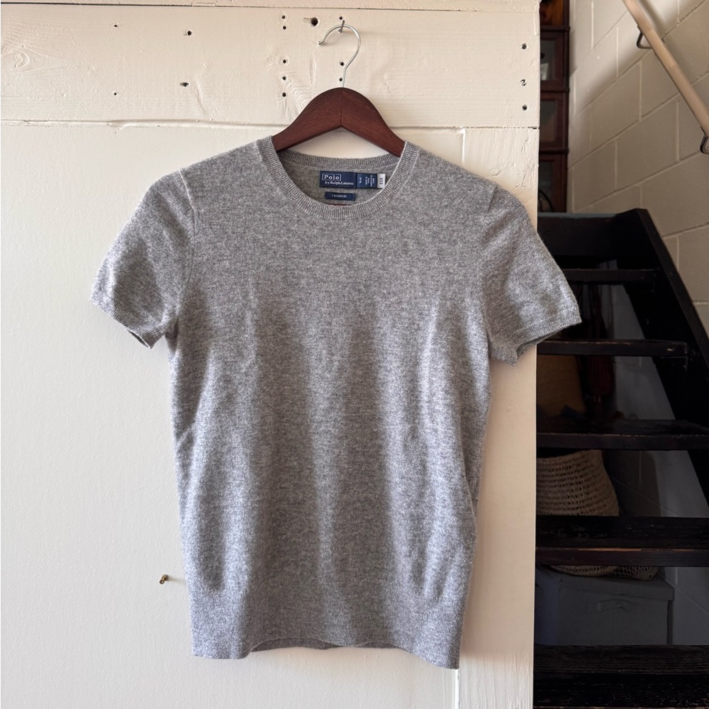 Polo by Ralph Lauren Cashmere Short-Sleeve Crew Neck